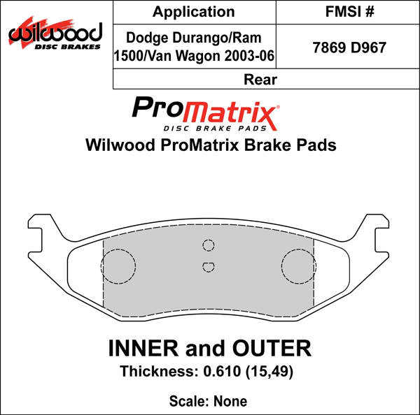 Pad Set, Promatrix, D967